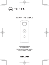 Ricoh Theta SC2 Bleu Owner's manual