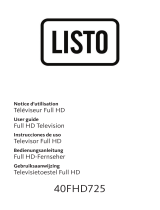 Listo 40FHD725 Owner's manual