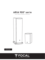 Focal ARIA SR900 NOIR MAT Owner's manual