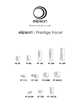 Elipson Prestige Facet PF SUB8 User manual