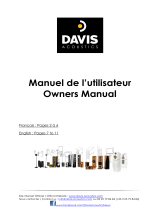 DAVIS Balthus 70 Blanc bois Owner's manual