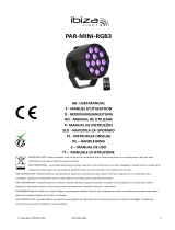 Ibiza Light Par mini RGB3 User manual