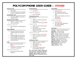 Polycom VVX-450 Series User manual