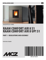 MCZ RAAM COMFORT AIR 8 UP! S1 Installation guide