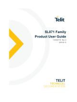 Telit Wireless Solutions SL871-S Product User Manual