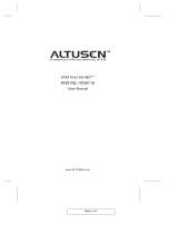 Altusen KVM Over the NET KN9116 User manual