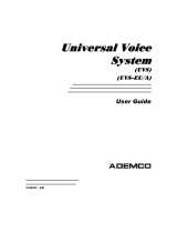 ADEMCO UVS-EU/A User manual