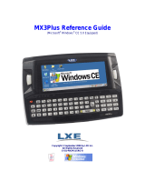 LXE MX3Plus Reference guide