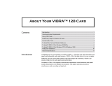 Creative CT4810 - Vibra 128 16bit Sound Card PCI User manual