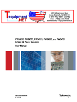 Tektronix PWS4205 User manual