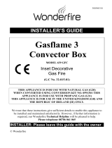 Wonderfire Gasflame 3 639 GFC Installer's Manual