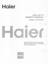 Haier LE40K6000 Owner's manual