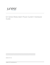 Juniper EX3300 User manual