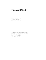Matrox 4Sight GPm User manual