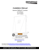 Generac XVT076A03 XVT076A03 User manual