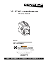 Generac GP2500i G0082500 User manual