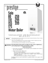 Prestige Solo 399 Installation and Maintenance Manual