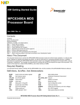 Freescale Semiconductor MPC8349EA MDS Getting Started Manual