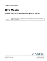 Anritsu BTS Master MT8220T Programming Manual