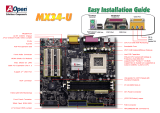 AOpen MX34-U Easy Installation Manual