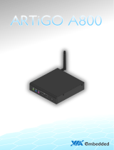 VIA Technologies ARTiGO A800 User manual