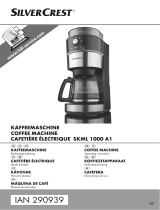 Silvercrest IAN 290939 Kaffeemaschine Owner's manual