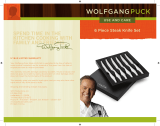 Wolfgang Puck 6 Piece Steak Knife Set User manual