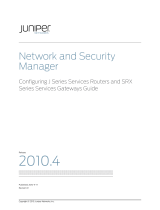 Juniper NETWORK AND SECURITY MANAGER 2010.4 - CONFIGURING INTRUSION DETECTION PREVENTION DEVICES GUIDE REV 01 User manual