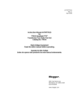 Megger TTR25 User manual