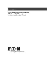 Eaton Powerware 9395 275 kVA MBM Owner's manual