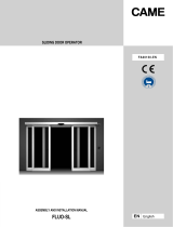 CAME FLUO-SL Assembly And Installation Manual