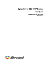 Microsemi SyncServer S80 User manual