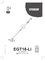 Erbauer EGT18-Li Original Instructions Manual