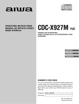 Aiwa CDC-X927M YUC User manual