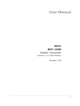 CipherLab RS 31 BHT-1600 User manual