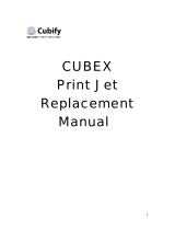 3D Systems Cubify CUBEX Trio Replacement Manual