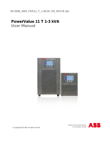 ABB PowerValue 11 T 1 kVA User manual
