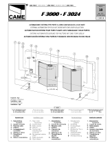 CAME F 3024 Standard Installation