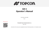 Topcon GR-5 User manual