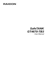 Raidon GT4670-TB3 User manual