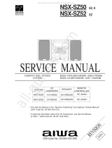 Aiwa NSX-SZ52 User manual