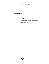 Tektronix CT-4 User manual