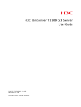 H3C UniServer T1100 G3 User manual