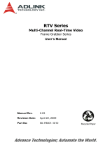 ADLINK Technology RTV-24 User manual