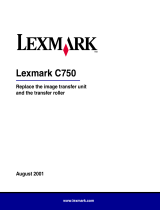 Lexmark C 750 Replacement Manual