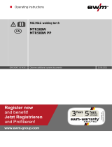 EWM MTR500W PP Operating Instructions Manual