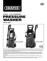 Draper NEW 2200W Pressure Washer Operating instructions