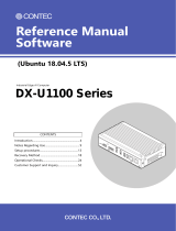 Contec DX-U1100 NEW Reference guide