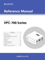 Contec VPC-700 Reference guide