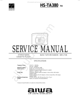 Aiwa HS-TA380 User manual